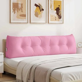 vidaXL Μαξιλάρι Πλάτης Ροζ 180 x 24 x 50 εκ ύφασμα