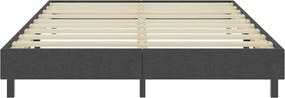 vidaXL Πλαίσιο Κρεβατιού Boxspring Γκρι 180 x 200 εκ. Υφασμάτινο