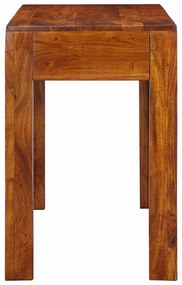 vidaXL Γραφείο με συρτάρι Καφέ 100 x 50 x 75 cm Μασίφ ξύλο ακακίας