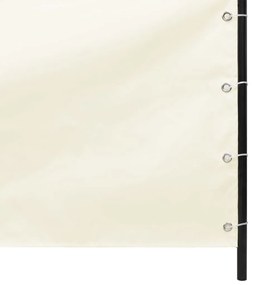 Διαχωριστικό Βεράντας Κρεμ 120 x 240 εκ. Ύφασμα Oxford - Κρεμ