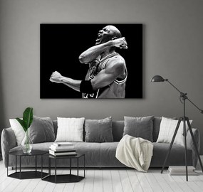 Πίνακας σε καμβά Michael Jordan Black and White KNV1067 30cm x 40cm