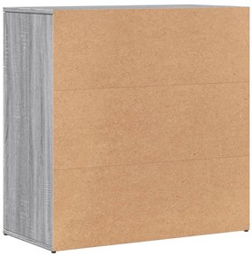 vidaXL Βοηθητικά Ντουλάπια 2 Τεμ. Γκρι Sonoma 79x38x80 εκ. Επεξ. Ξύλο