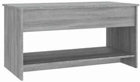vidaXL Τραπεζάκι Σαλονιού Γκρι Sonoma102x50x52,5 εκ.Επεξεργασμένο Ξύλο