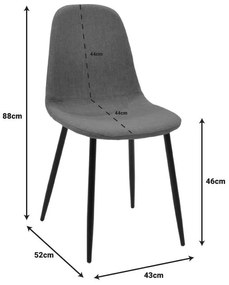 Τραπεζαρία Gustas-Bella σετ 5τμχ γκρι μαρμάρου sintered stone-μαύρο μέταλλο 120x60x75εκ 120x60x75 εκ.