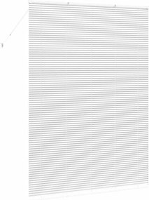 vidaXL Βενετσιάνικες Ρόδες Λευκό 220 x 160 εκ Αλουμίνιο