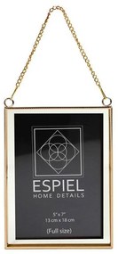 Κορνίζα FAM714 13x18cm Gold Espiel Μέταλλο,Αλουμίνιο