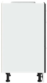 vidaXL Κάτω ντουλάπι Lyon μαύρο 40x46x81,5 cm Κατασκευασμένο ξύλο