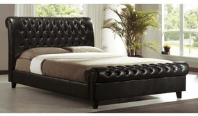 Κρεβάτι Harmony Brown E8052 240X169X104 cm Υπέρδιπλo Τεχνόδερμα