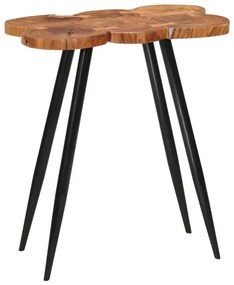 Τραπέζι Μπαρ με Κορμούς 90x54x105 εκ. από Μασίφ Ξύλο Ακακίας - Καφέ