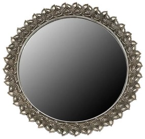 Καθρέπτης Τοίχου Flower Fylliana Ασημί 27x2,6x27 εκ. 27x2.6x27 εκ.