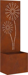 vidaXL Οθόνη Ιδιωτικότητας Κήπου Σκ rusty 50 x 32 x 150 εκ