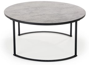 MACAO coffee table, gray / black DIOMMI V-CH-MACAO-LAW