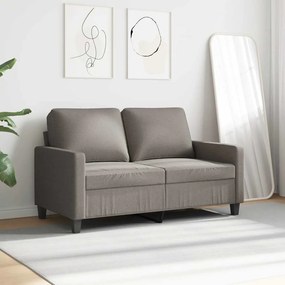 vidaXL Καναπές Διθέσιος Taupe 120 εκ. Υφασμάτινος
