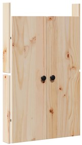 vidaXL Πόρτες Κουζίνας Εξωτερικού Χώρου 50x9x82 εκ. Μασίφ Ξύλο Πεύκου
