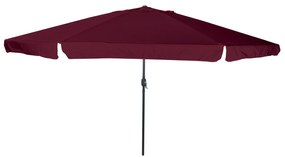 vidaXL Ομπρέλα Κήπου ø395x245 cm Μπορντό