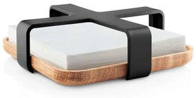Χαρτοπετσετοθήκη 520438 19x19cm Natural-Black Eva Solo Wood,Plastic