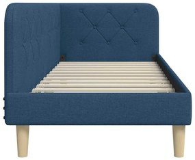 vidaXL Κρεβάτι Γωνίας Μπλε 80 x 200 cm ύφασμα