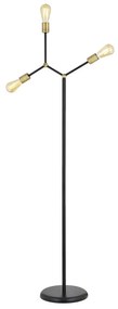 Φωτιστικό Δαπέδου ArteLibre HUG Μαύρο Μέταλλο 30x170cm