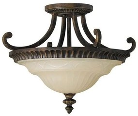 Πλαφονιέρα Φωτιστικό Οροφής 2xE27 Καφέ Drawing Room FE-DRAWING-ROOM-SFA Elstead Lighting-FE-DRAWING-ROOM-SFA-Καφέ FE-DRAWING-ROOM-SFA