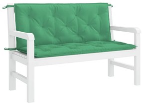 vidaXL Μαξιλάρι Πάγκου Κήπου Γκρι 120x(50+50)x7 εκ. Ύφασμα Oxford