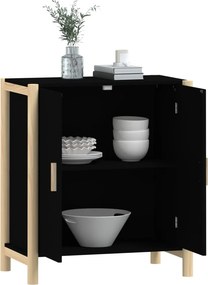 vidaXL Ντουλάπι Μαύρο 62 x 38 x 70 εκ. από Επεξεργασμένο Ξύλο