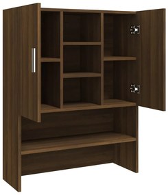 vidaXL Ντουλάπι Πλυντηρίου Καφέ Δρυς 70,5 x 25,5 x 90 εκ.