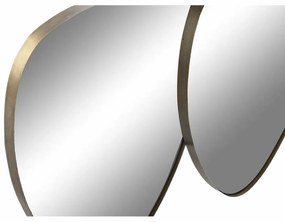 Τοίχο καθρέφτη DKD Home Decor Χαλκός 129 x 6 x 60 cm