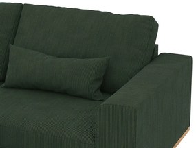 Γωνιακός Καναπές Seattle K107, Πράσινο, 291x202x85cm, 106 kg, Πόδια: Ξύλο, Ξύλο: Πεύκο | Epipla1.gr