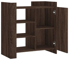 vidaXL Ραφιέρα Καφέ Δρυς 73,5x35x75 εκ. από Επεξεργ. Ξύλο