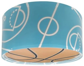 Παιδκή Πλαφονιέρα Sports Basket Φ33 2XE27 15W Μπλε 41746 ANGO-41746-Μπλε 41746