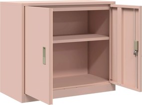 vidaXL Ντουλάπι αποθήκευσης Ροζ 80 x 40 x 70 εκ Ατσάλι