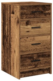 vidaXL μπουφές παλιό ξύλο 40x41x75 εκ