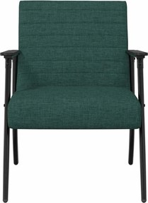 vidaXL Πολυθρόνα Σκούρο Πράσινο 59 x 75 x 78 εκ ύφασμα