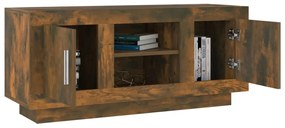 vidaXL Έπιπλο Τηλεόρασης Καπνιστή Δρυς 102x35x45 εκ. Επεξ. Ξύλο