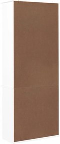 vidaXL Βιβλιοθήκη με Συρτάρια ALTA Λευκή 77x35x186,5 εκ. Μασίφ Πεύκο