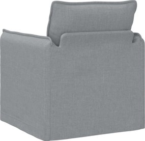 vidaXL Καναπές Ανοιχτό γκρι