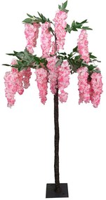 Τεχνητό Δέντρο Γλυσίνια 9380-6 160cm Fuchsia Supergreens Υαλοβάμβακας