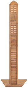 vidaXL Ντουζιέρα Κήπου 70 x 75 x 204 εκ. από Μασίφ Ξύλο Teak