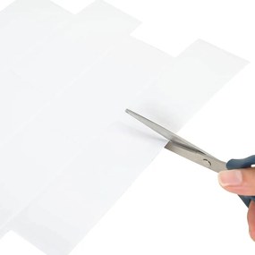 vidaXL Πλακάκι Subway 20 pcs Λευκό 29 x 21 εκ Πολυουρεθάνη και PET