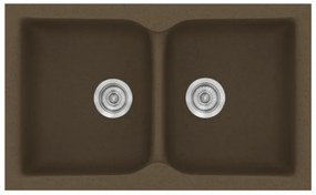 Sanitec Classic 336 Granite RUST Ένθετος Νεροχύτης 90cm
