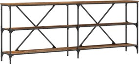 vidaXL Τραπέζι κονσόλας Παλιό ξύλο 200 x 30 x 75 εκ.