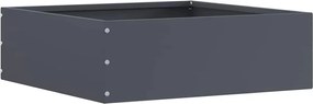 vidaXL Περίγραμμα γκαζόν 6 pcs Ανθρακί 40 x 40 x 13 cm Ατσάλι