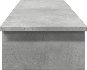 vidaXL Βάση Οθόνης Γκρι Σκυρ. 100x27x15 εκ. Επεξεργ. Ξύλο