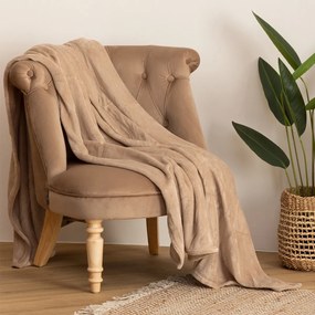 Κουβέρτα Fleece Ημίδιπλη (180x230) A-S Flannel Linen 156048D