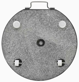 vidaXL Βάση Ομπρέλας Στρογγυλή Μαύρη 28,5 κ. από Γρανίτη