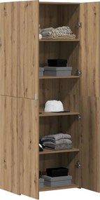 vidaXL Highboard Artisan Oak 70 x 42,5 x 185 εκ