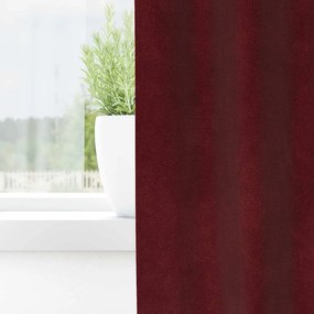 vidaXL Κουρτίνες 2 τμχ. Κόκκινο 140 x 260 cm Βελούδο