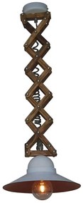 Φωτιστικό Οροφής Κρεμαστό HL-251-1B 77-3103 Up-Down Mini Homelighting Metal,Wood