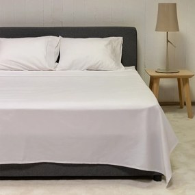 Σεντόνια Υπέρδιπλα (Σετ) Naf-Naf Unique White Λευκό ΧΩΡΙΣ ΛΑΣΤΙΧΟ 240x270