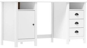 vidaXL Γραφείο Hill Λευκό 150x50x74 εκ. από Μασίφ Ξύλο Πεύκου